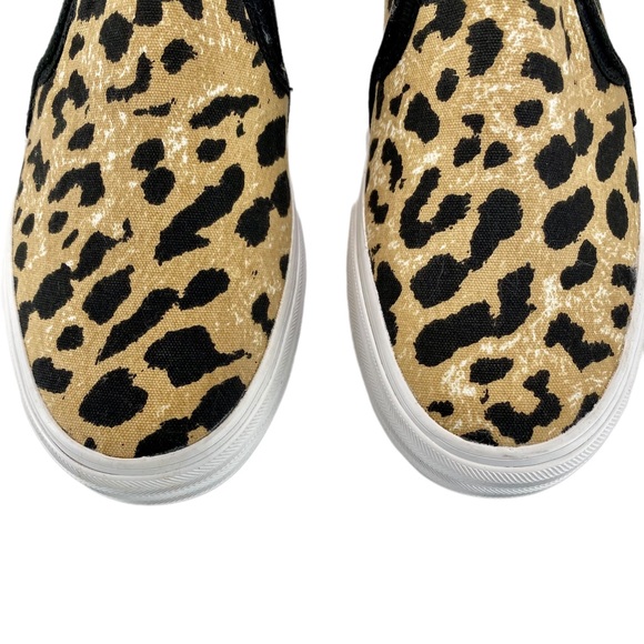 KEDS DOUBLE DECKER LEOPARD SLIP-ON SNEAKER 7.5 - Picture 8 of 11